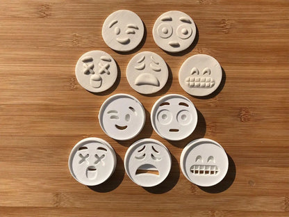 5pcs  Emoji (2) Cookie Cutter MEG cookie cutters