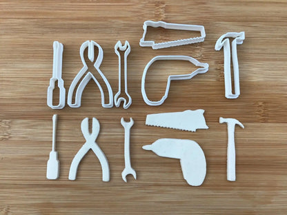 6 pcs tools Builder Cookie Cutters MEG cookie cutters