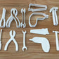 6 pcs tools Builder Cookie Cutters MEG cookie cutters