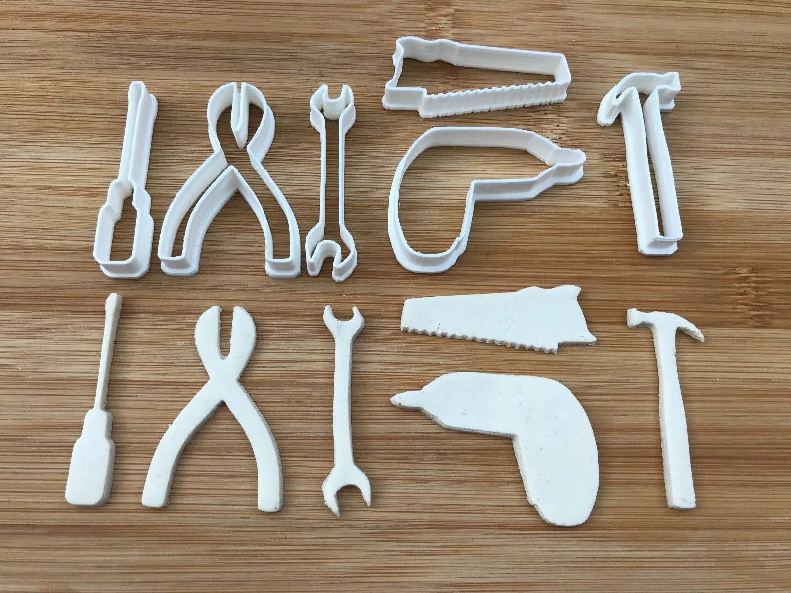 6 pcs tools Builder Cookie Cutters MEG cookie cutters