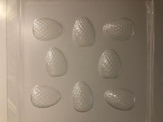 8 half of Dragon egg - chocolate mould MEG cookie cutters
