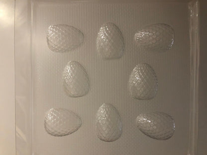 8 half of Dragon egg - chocolate mould MEG cookie cutters