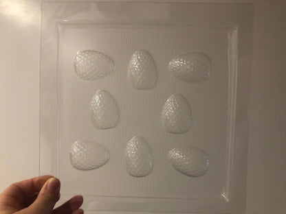 8 half of Dragon egg - chocolate mould MEG cookie cutters