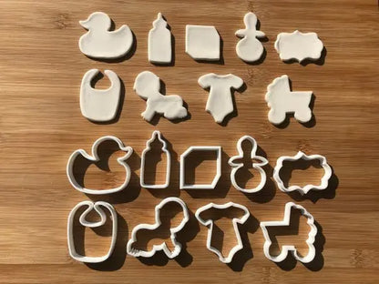 9pcs Baby-Shower Cookie Cutters MEG cookie cutters