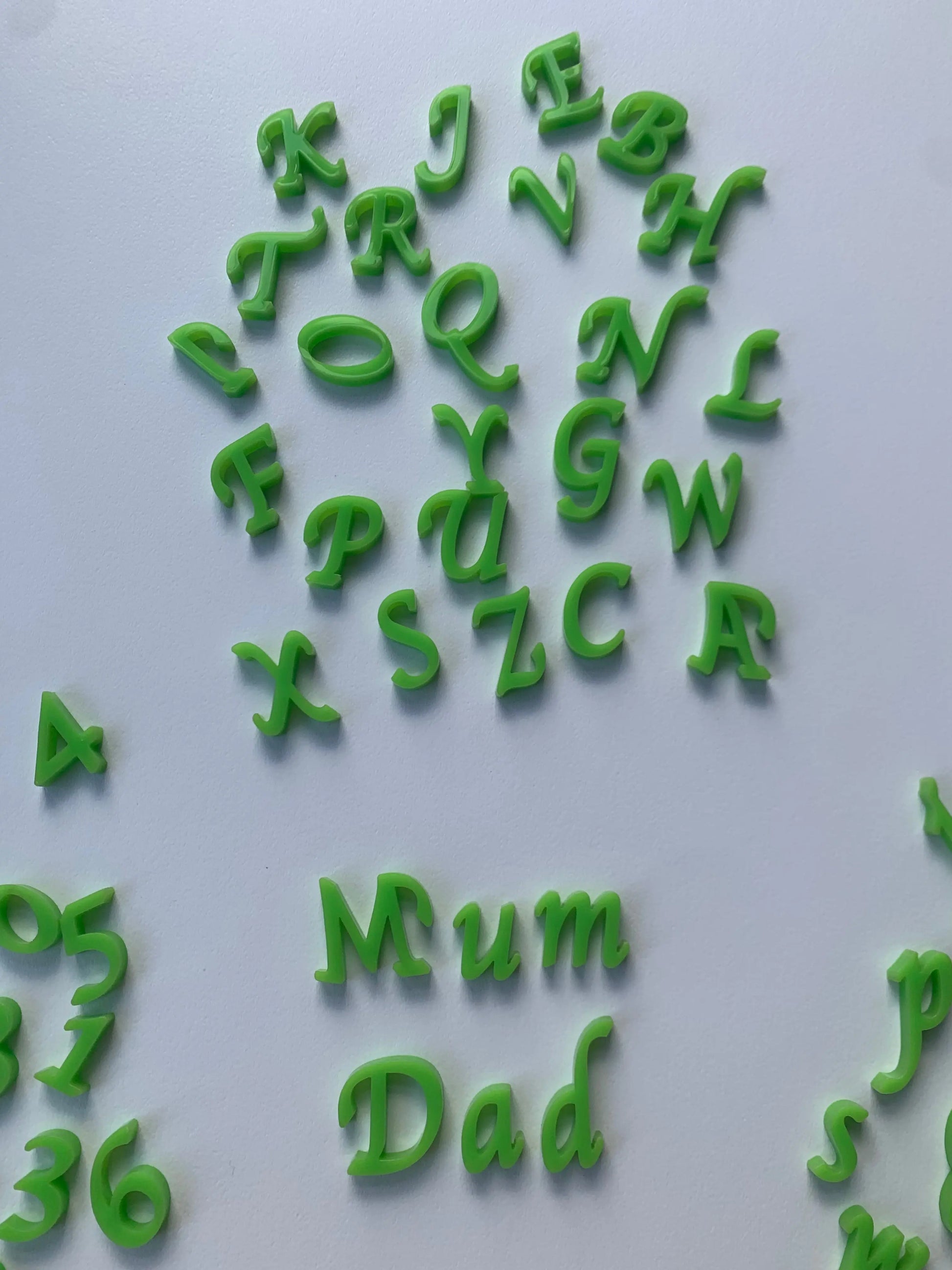 APPLE CHANCERY Alphabet Embossing-Stamp (2) MEG cookie cutters