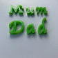 APPLE CHANCERY Alphabet Embossing-Stamp (2) MEG cookie cutters