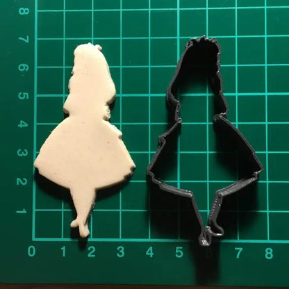 Alice in Wonderland Cookie Cutter (2) MEG cookie cutters