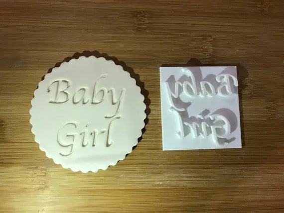 Baby Girl - Embossing - stamp MEG cookie cutters