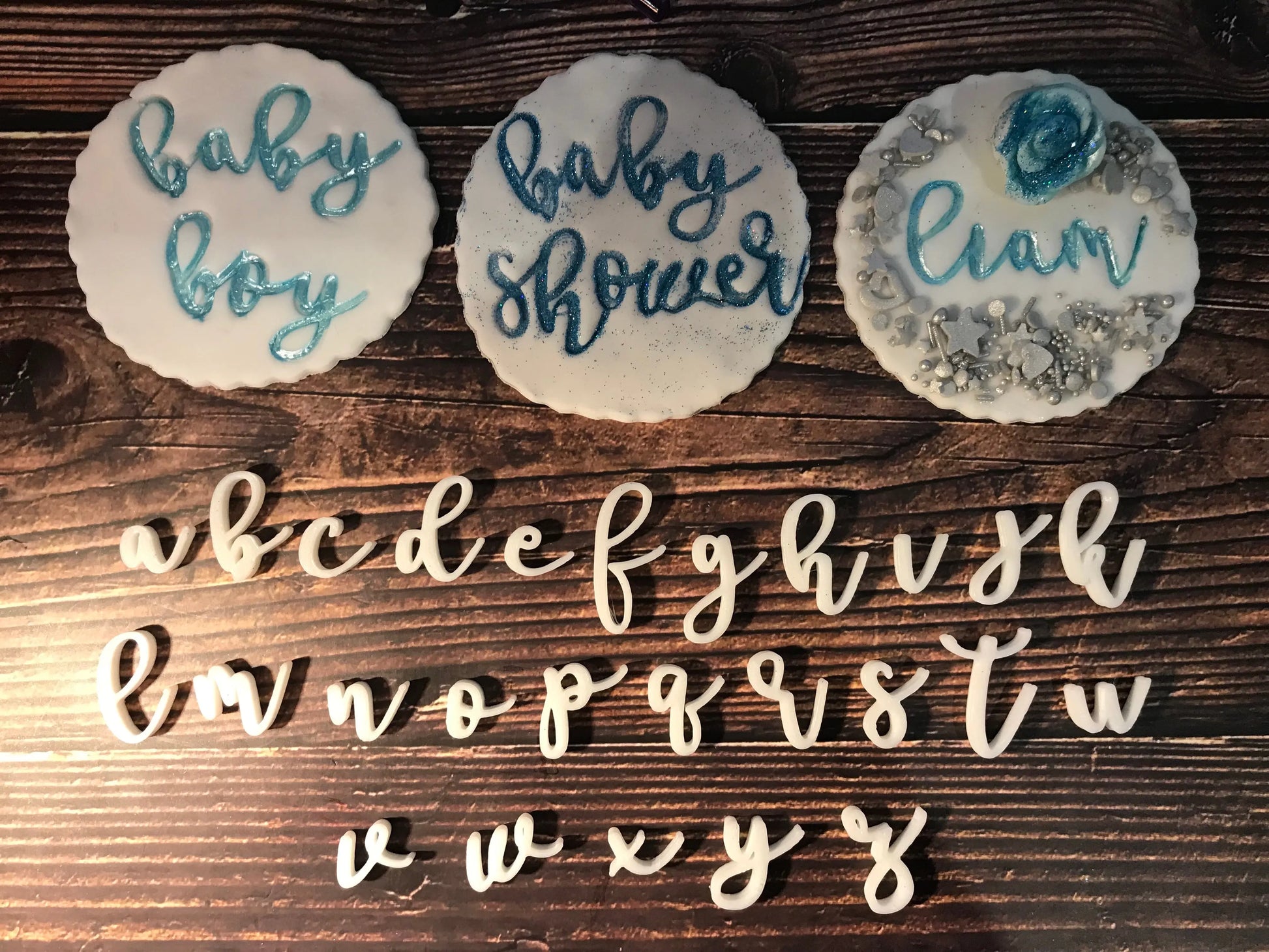 Baby Stea Font Alphabet Embossing-Stamp MEG cookie cutters