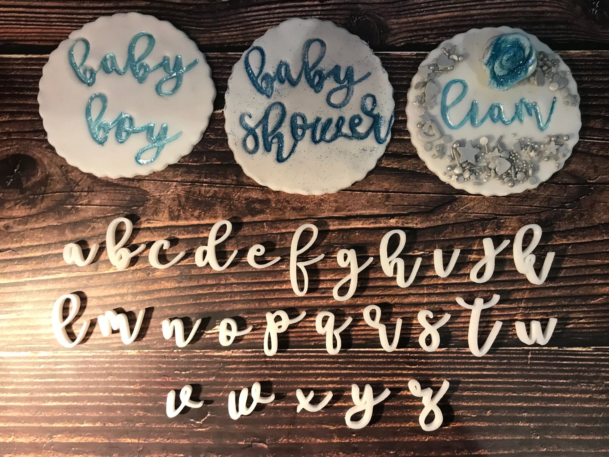 Baby Stea Font Alphabet Embossing-Stamp MEG cookie cutters