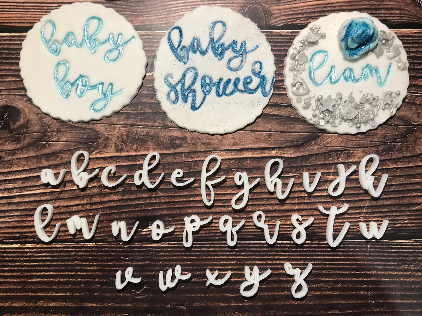 Baby Stea Font Alphabet Embossing-Stamp MEG cookie cutters