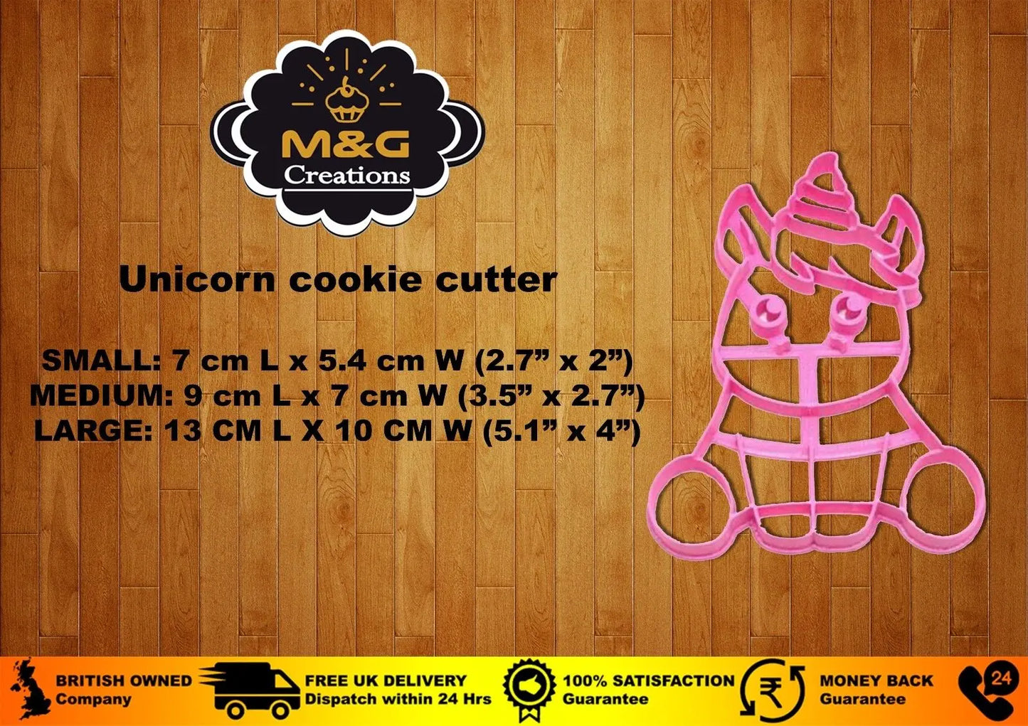 Baby Unicorn Cookie cutter (1) MEG cookie cutters