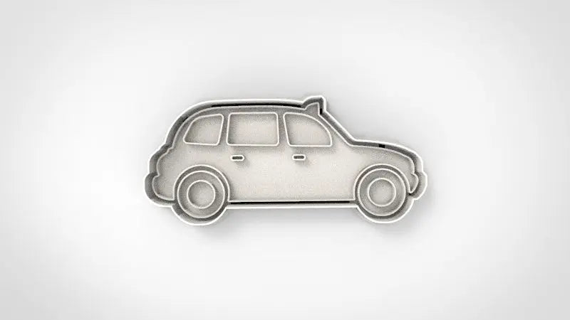 Black London taxi Cookie Cutter MEG cookie cutters