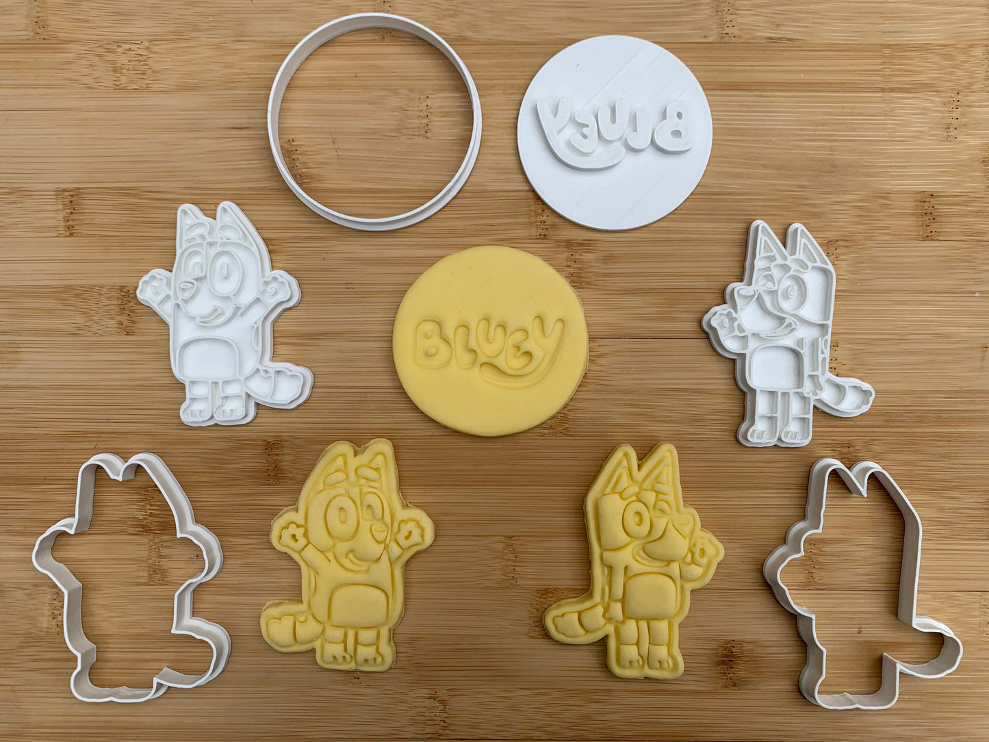 Bluey-inspired Cookie Cutter + stamp MEG cookie cutters