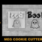 Boo Ghost - Halloween - Embossing - stamp MEG cookie cutters