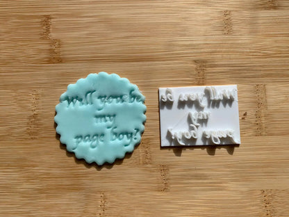 Bride and Groom collection stamps - embossers MEG cookie cutters