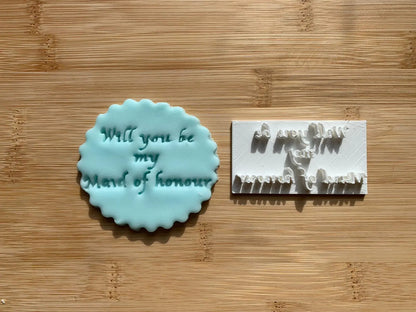 Bride and Groom collection stamps - embossers MEG cookie cutters