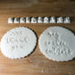 CHAMPION 26 LETTERS + STEA FONT 26 LETTERS - Alphabet Embossing-Stamp MEG cookie cutters