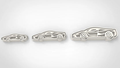 Car Racing Cookie cutter + stamp MEG cookie cutters