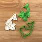 Carp Fish Cookie cutter + stamp MEG cookie cutters