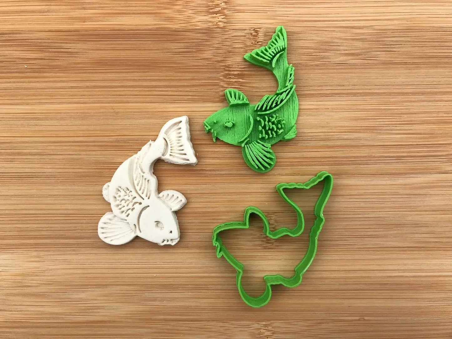 Carp Fish Cookie cutter + stamp MEG cookie cutters