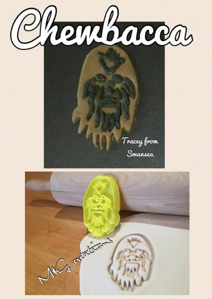 Chewbacca Star Wars-INSPIRED Cookie cutter MEG cookie cutters