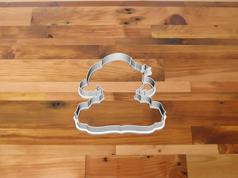 Christmas Girl and banner Cookie cutter MEG cookie cutters