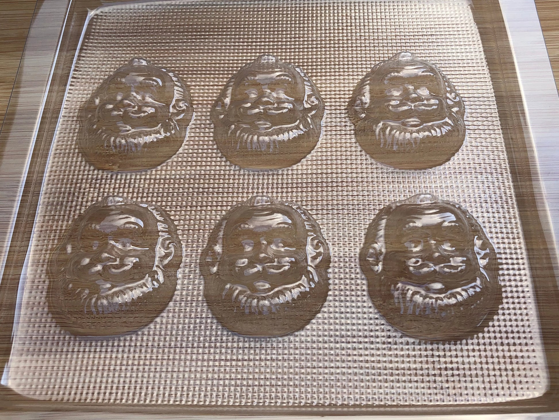 Christmas chocolate mould - 6 Santa Claus MEG cookie cutters