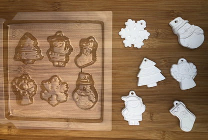 Christmas chocolate mould - 6 shapes Christmas MEG cookie cutters
