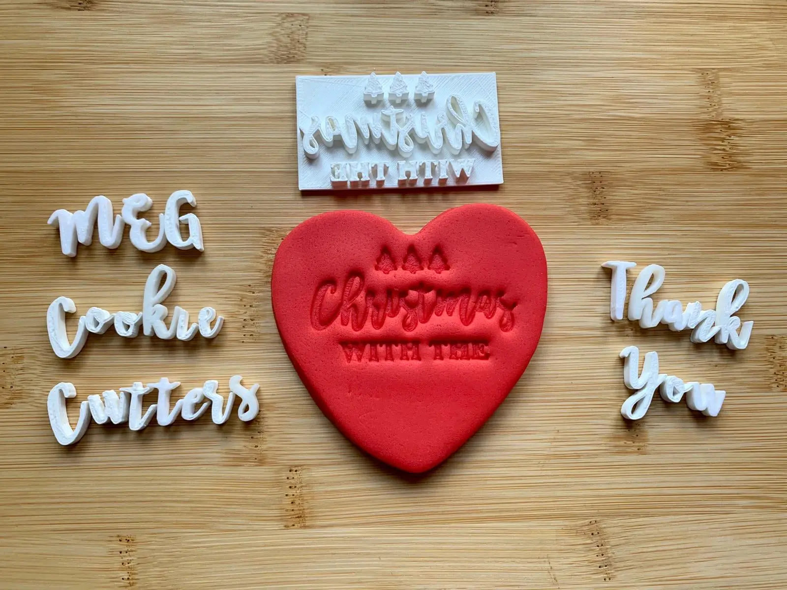 Christmas with the - Embossing stamp MEG cookie cutters