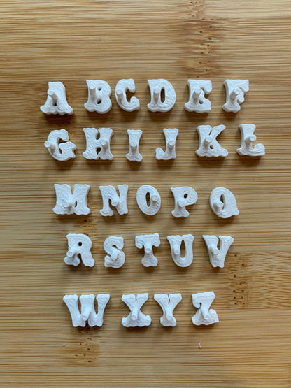 Circus Alphabet Stamp - Embossing MEG cookie cutters