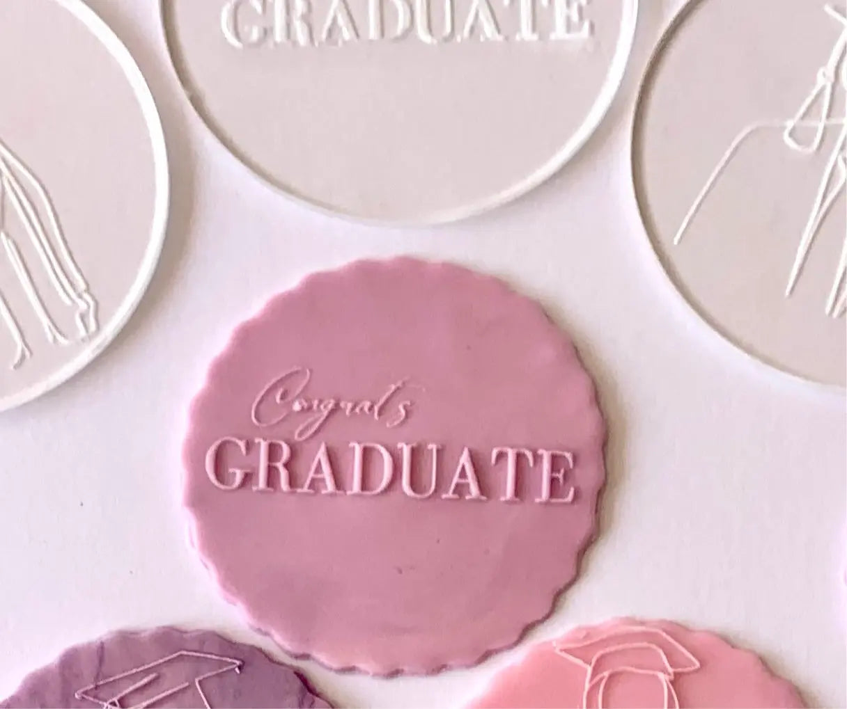Congrats Graduate - graduation Debossing MEG cookie cutters