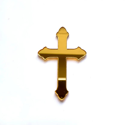 Custom Cake topper - Mirror Gold Acrylic MEG cookie cutters