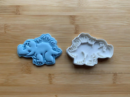 Dinosaur 2 - Paint Your Own - Cookie cutter + Stamp MEG cookie cutters