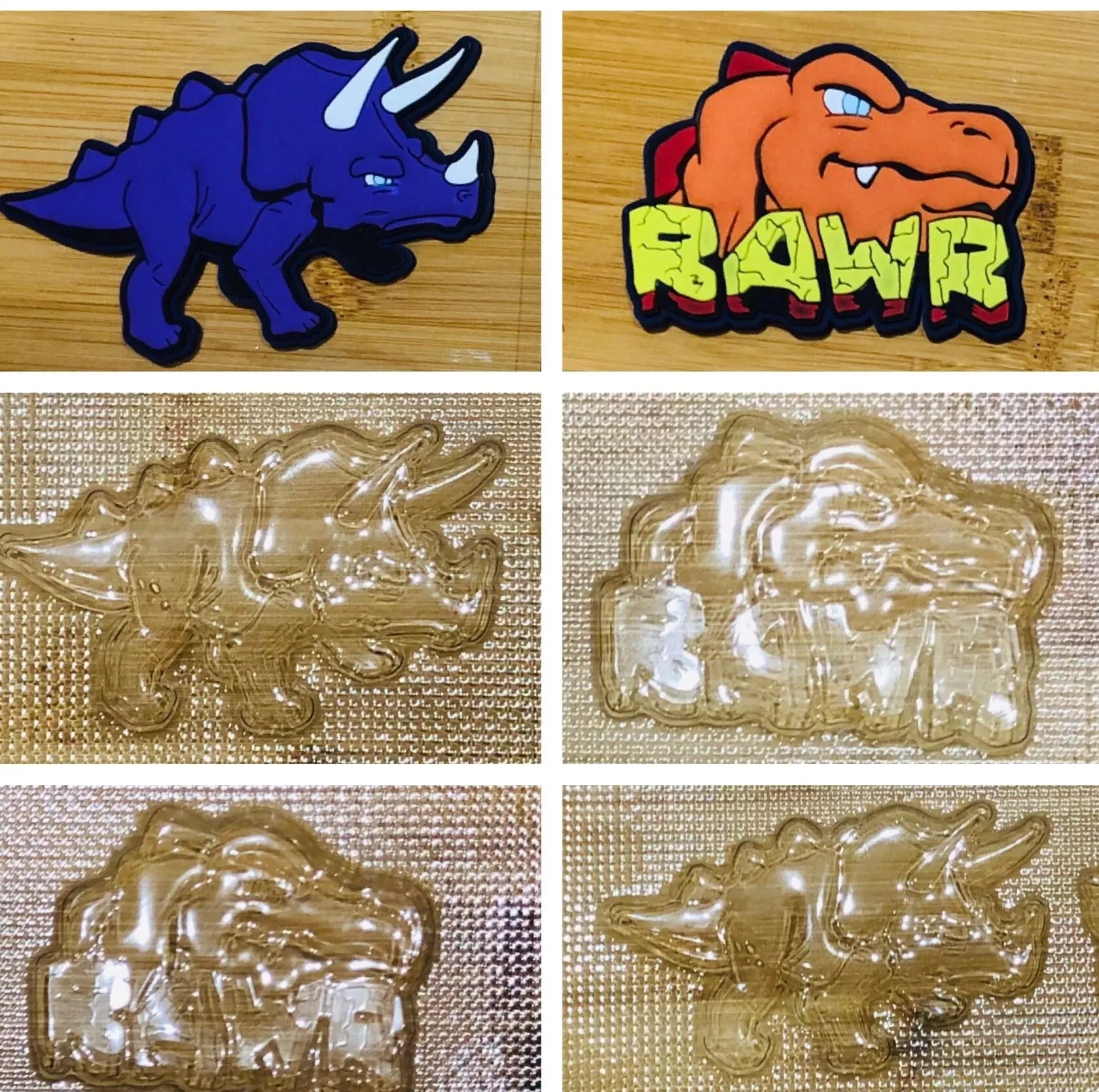 Dinosaurs chocolate mould MEG cookie cutters