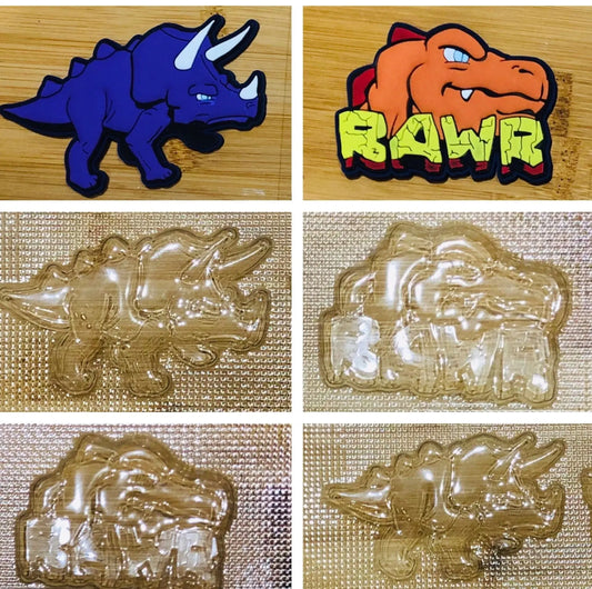 Dinosaurs chocolate mould MEG cookie cutters