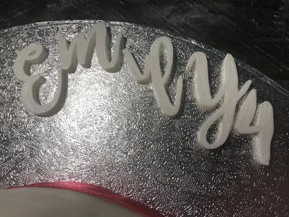 ‘EMILY 4’ BROMELLO Font full Alphabet Stamp - Fondant Embosser Cake MEG cookie cutters