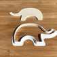 Elephant animal Cookie cutter (2) MEG cookie cutters