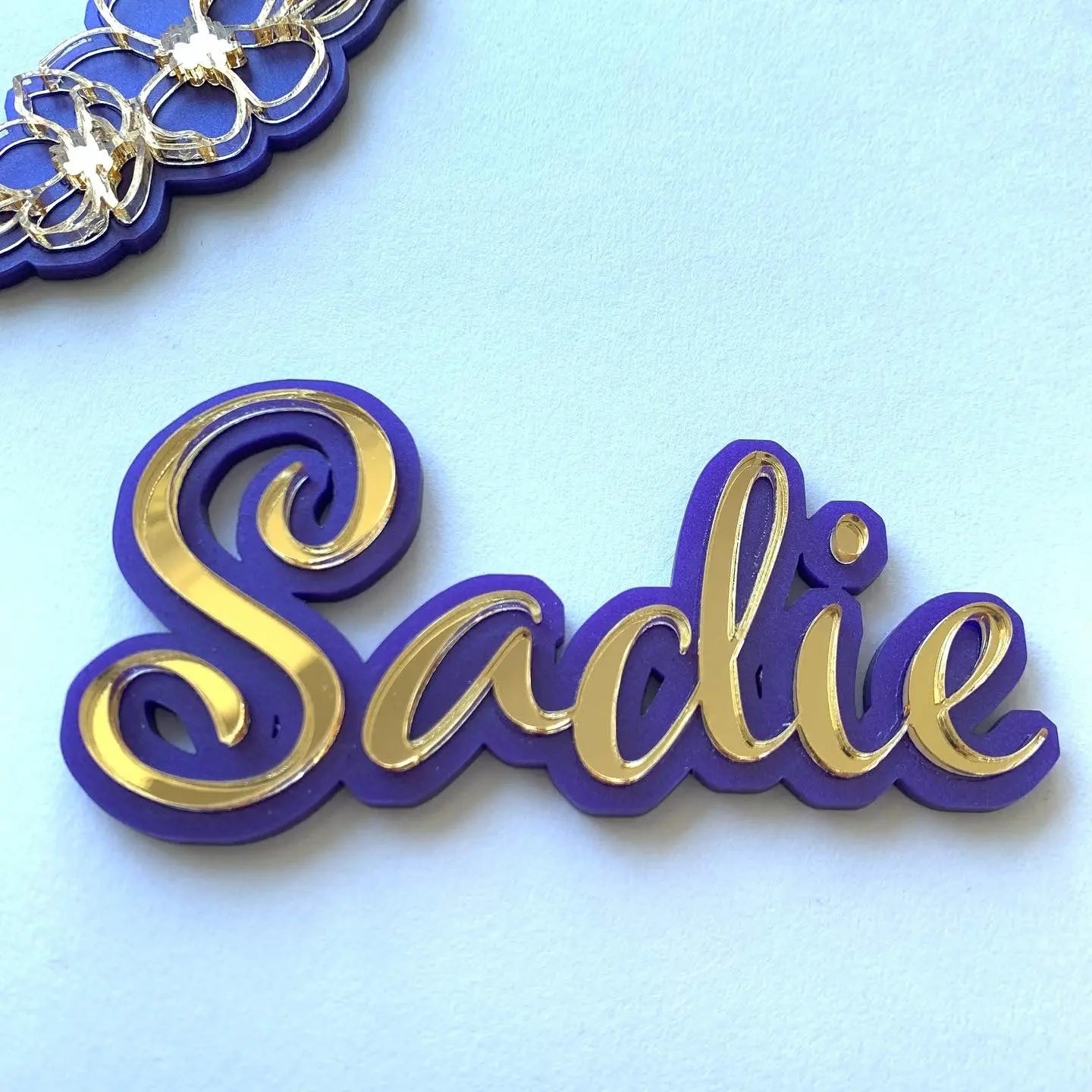 Encanto - cake Topper - name charm MEG cookie cutters