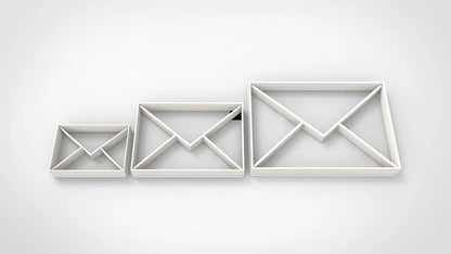Envelope cookie cutter MEG cookie cutters