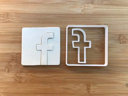 Facebook-INSPIRED Logo Cookie cutter MEG cookie cutters