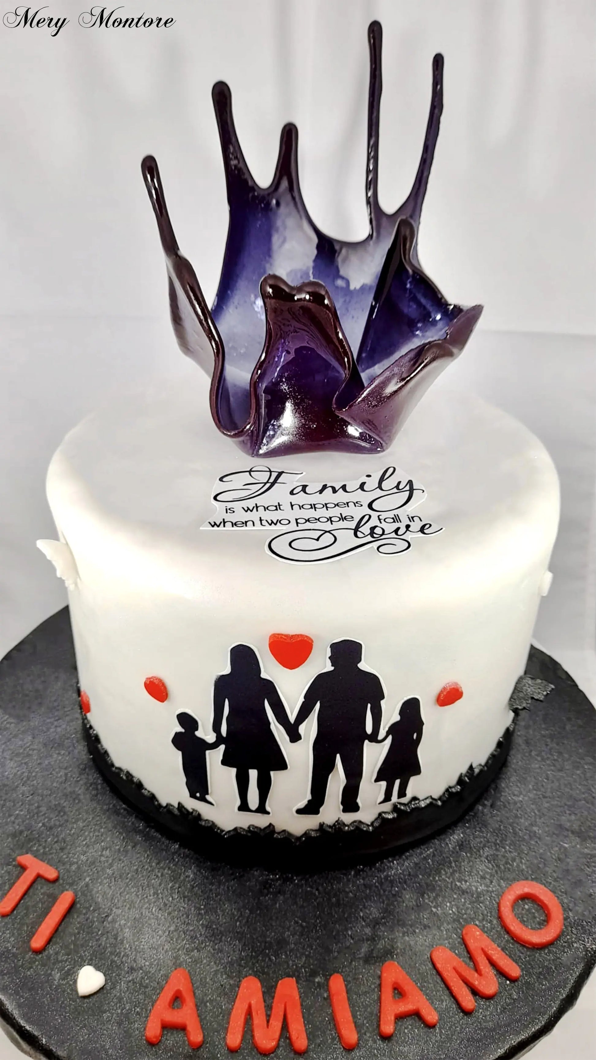 Family - Edible icing topper - sheet size 21 cm x 29 cm A4 MEG cookie cutters