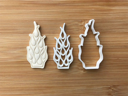 Fire / Flame Cookie cutter (1) MEG cookie cutters