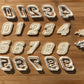 Four 4 Racing Number Cookie cutter MEG cookie cutters
