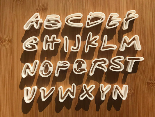 Friends Alphabet Cookie cutter MEG cookie cutters