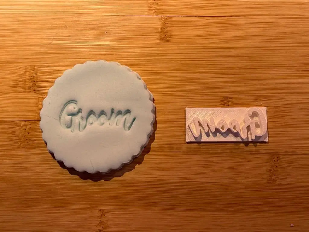 GROOM - Embossing - stamp MEG cookie cutters