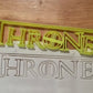 Game Of Thrones Logo Embossing - stamp MEG cookie cutters