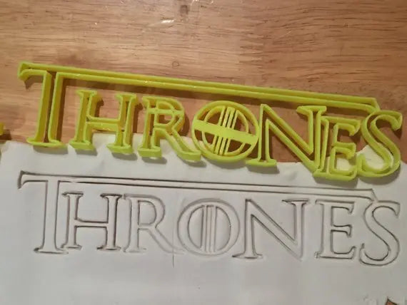 Game Of Thrones Logo Embossing - stamp MEG cookie cutters