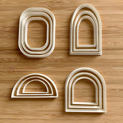 Geometric shapes - arch - semi circle -rectangle - cookie cutter MEG cookie cutters