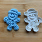 Gingerbread - Christmas - Paint Your Own - Cookie cutter + Stamp MEG cookie cutters